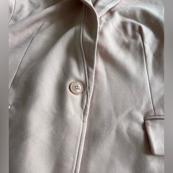 Lane Bryant The Bryant Blazer One-Button Pale Pink Career Classic Blazer Sz 20 - Picture 4 of 10